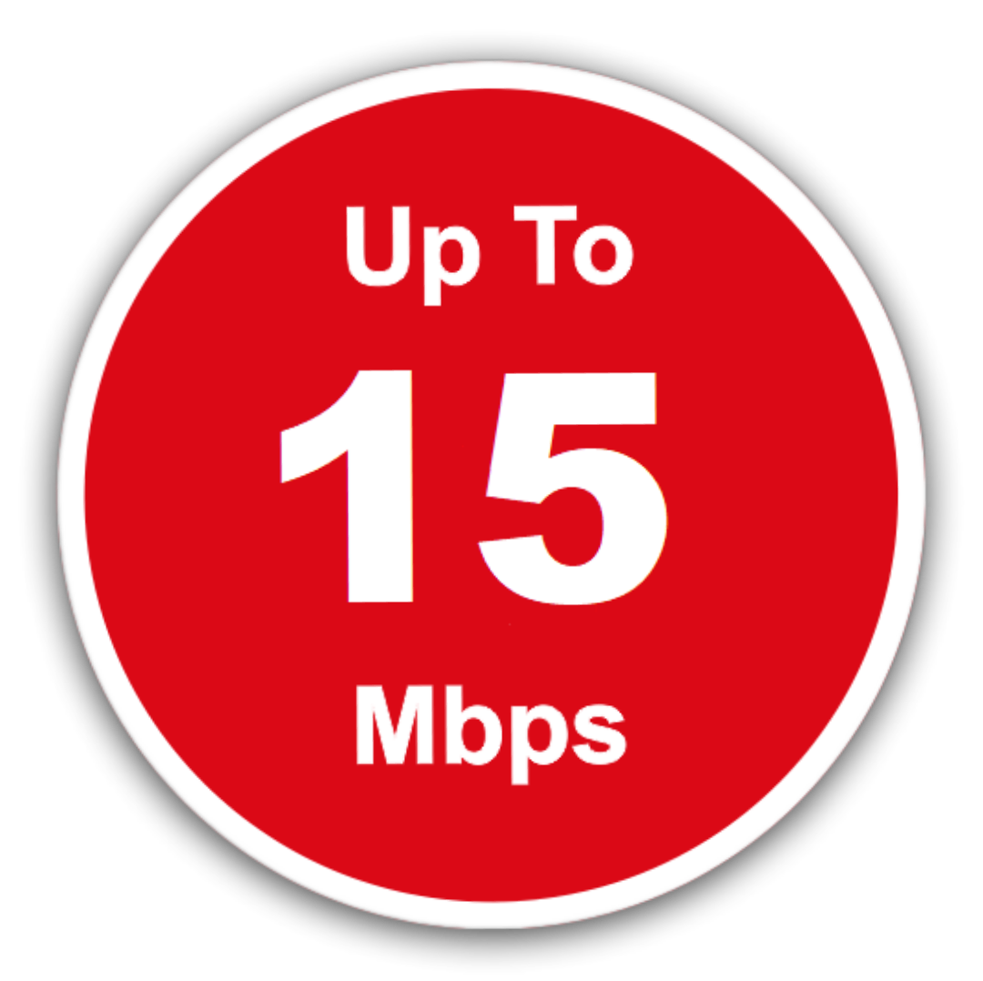 Upto 15 Mbps